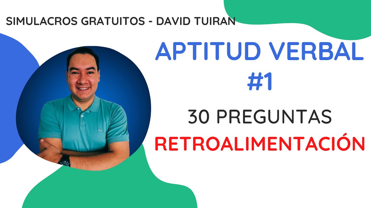 Retroalimentación Simulacro Aptitud Verbal #1 | 05/02/2022
