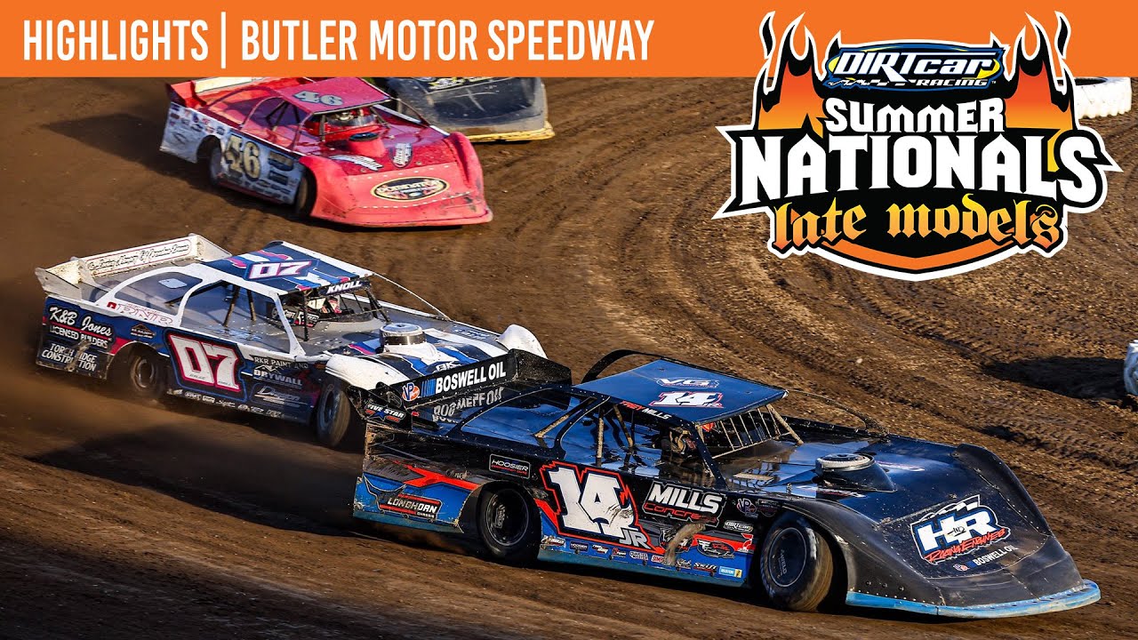 DIRTcar Summer Nationals Late Models | Butler Motor Speedway | July 10, 2025 | HIGHLIGHTS