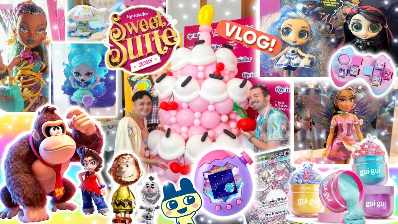 Sweet Suite 2025 VLOG! The Year's HOTTEST Toys, Dolls & Games: Mattel, Nintendo, Hasbro & MORE