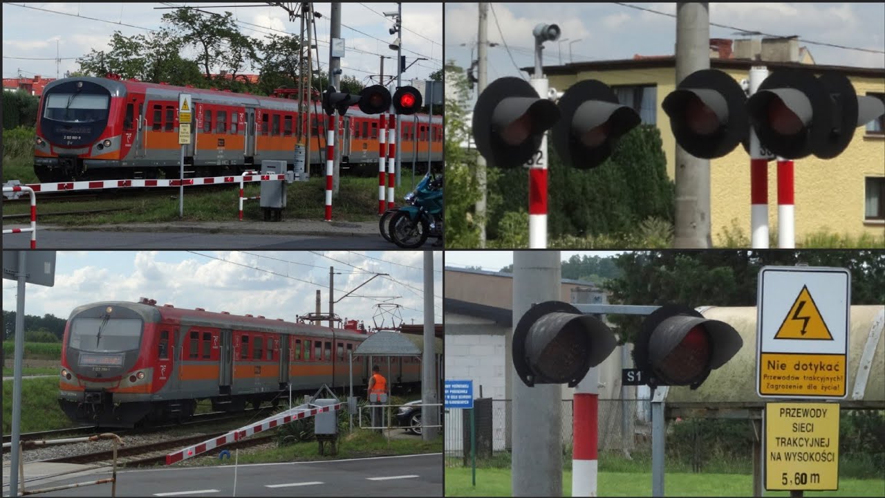 Dwa PRZEJAZDY KOLEJOWE w Wołczynie. ul. Kluczborska, Opolska [ PRZED MODERNIZACJĄ ]