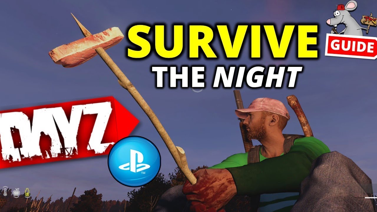 DAYZ PS4 Tips! - HOW TO SURVIVE THE NIGHT! Fire And Cooking On Night Time Servers