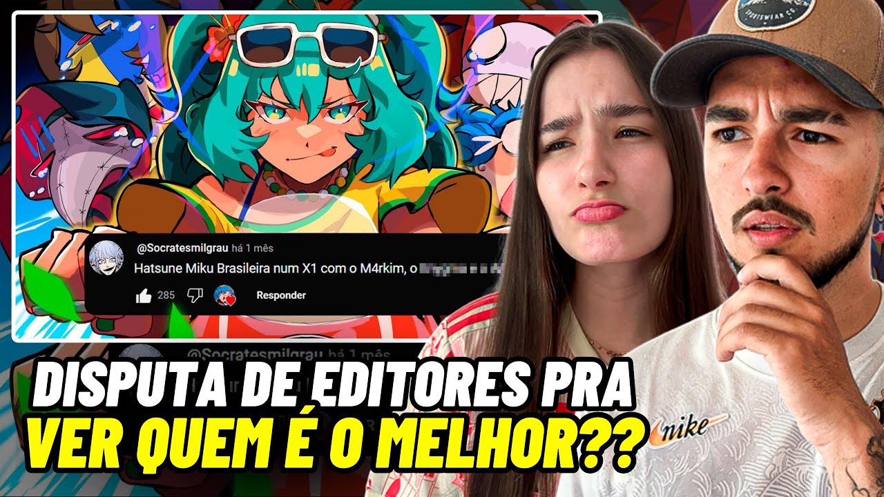Apenas uma live | 4 EDITORES animando COMENT&Aacute;RIOS mais INSANOS de voc&ecirc;s! | Thichan