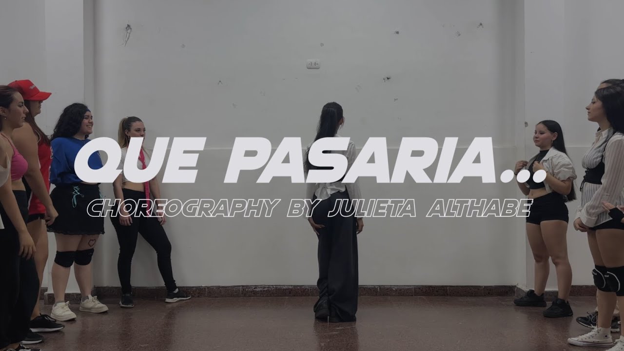 QUE PASARÍA... 💿 - Rauw Alejandro x Bad Bunny / Coreografía por Juli Althabe - Baila Rose Crew