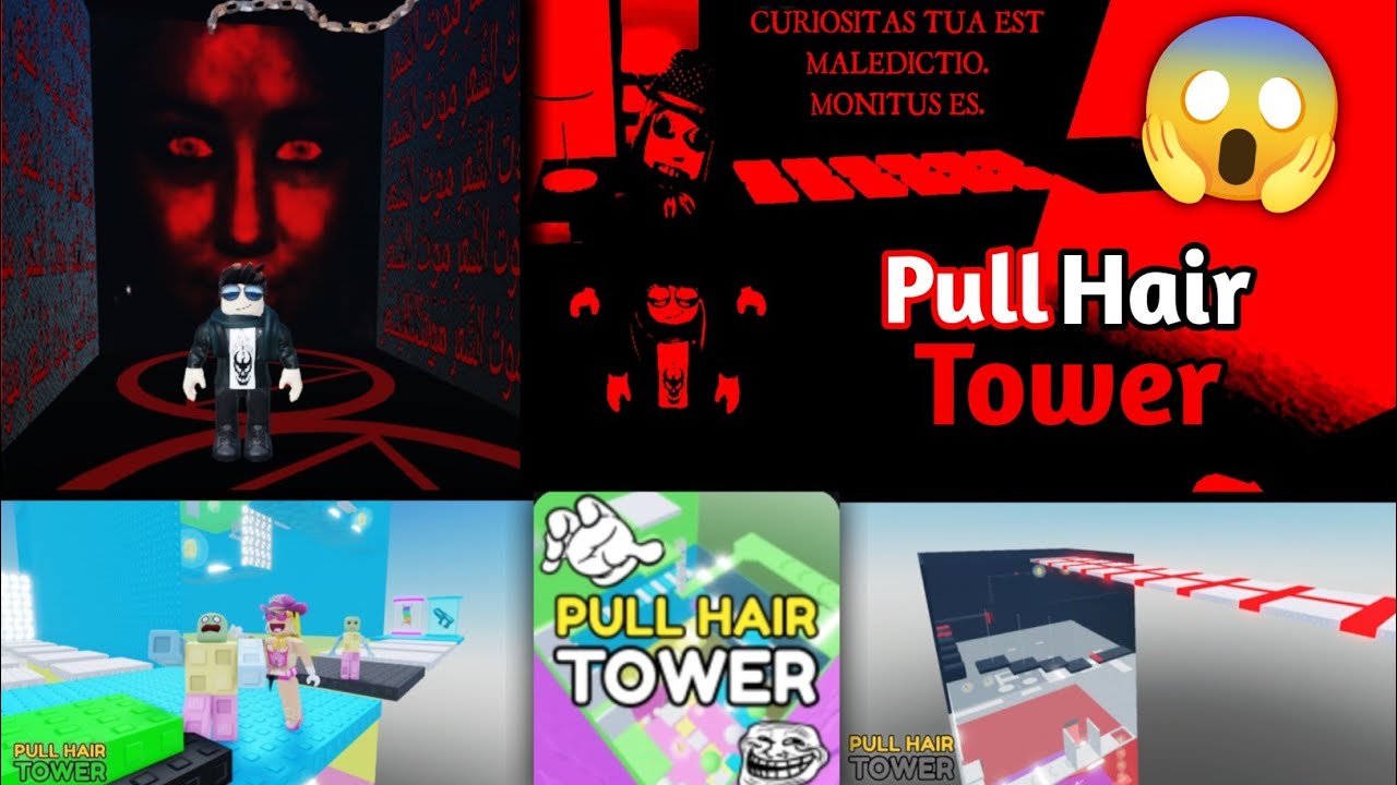 Pull Hair Tower Roblox Horror | Scariest Full Gameplay