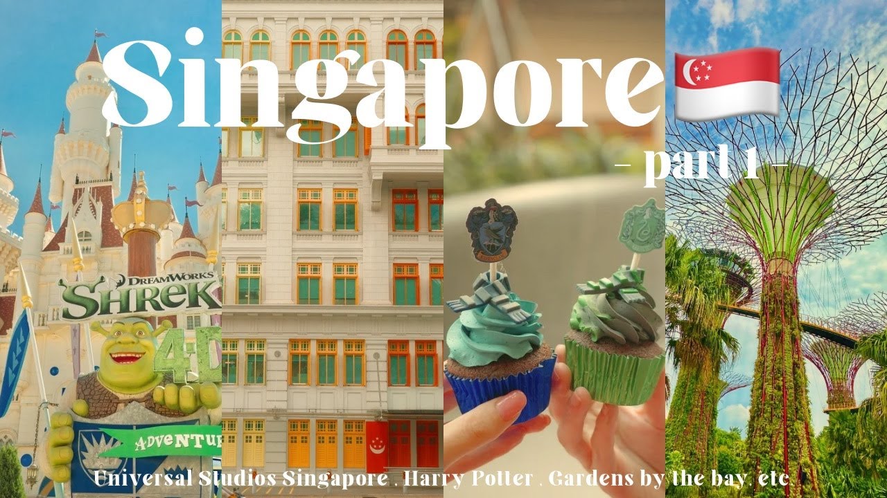 【Singapore vlog🇸🇬】大好きを詰め込んだ2泊3日のシンガポール旅行 - part 1✈️｜ユニバーサルスタジオシンガポール / ハリーポッター / ガーデンズ・バイ・ザ・ベイ etc.