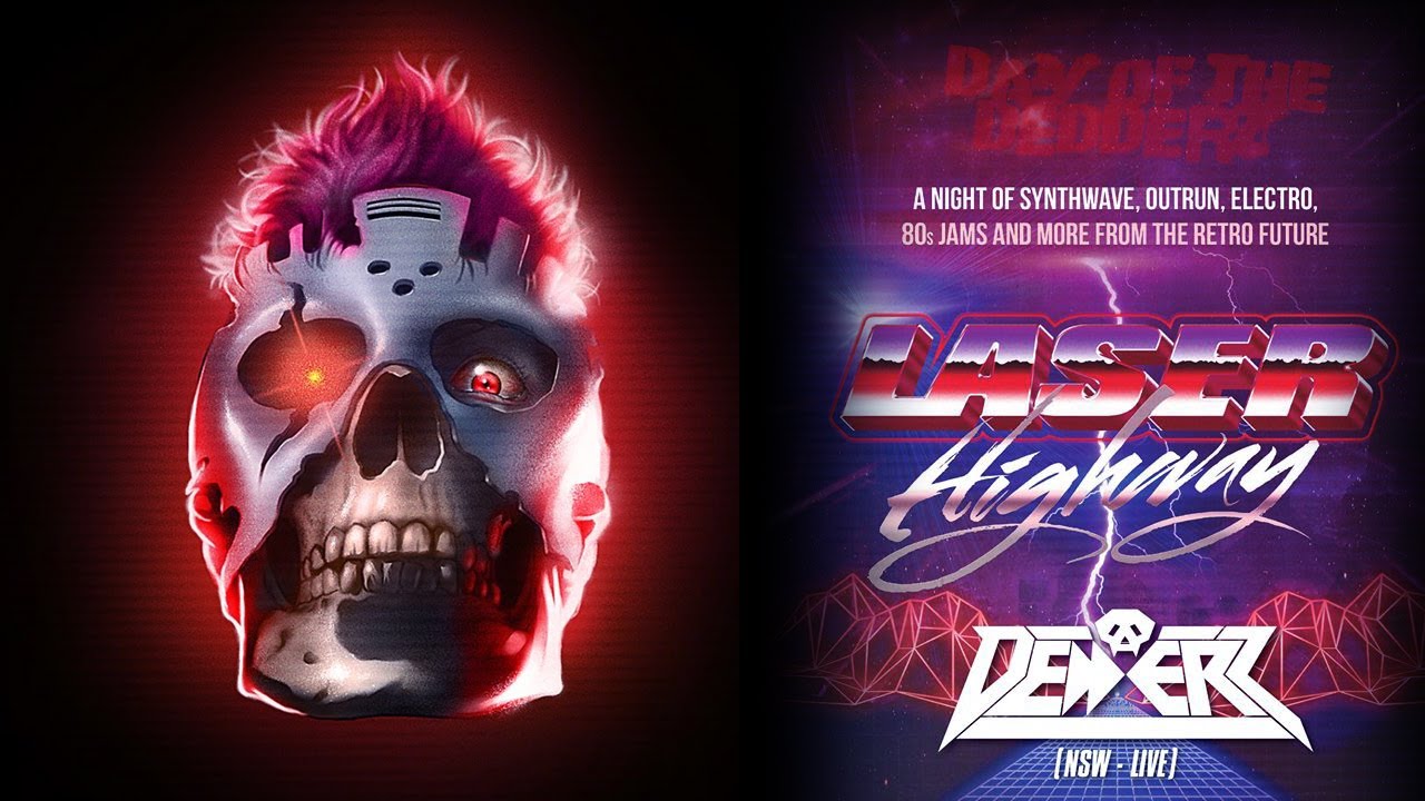 Day of the Dedderz | Laser Highway DJ Mix | Darkwave/ Synthwave/ Cyberpunk
