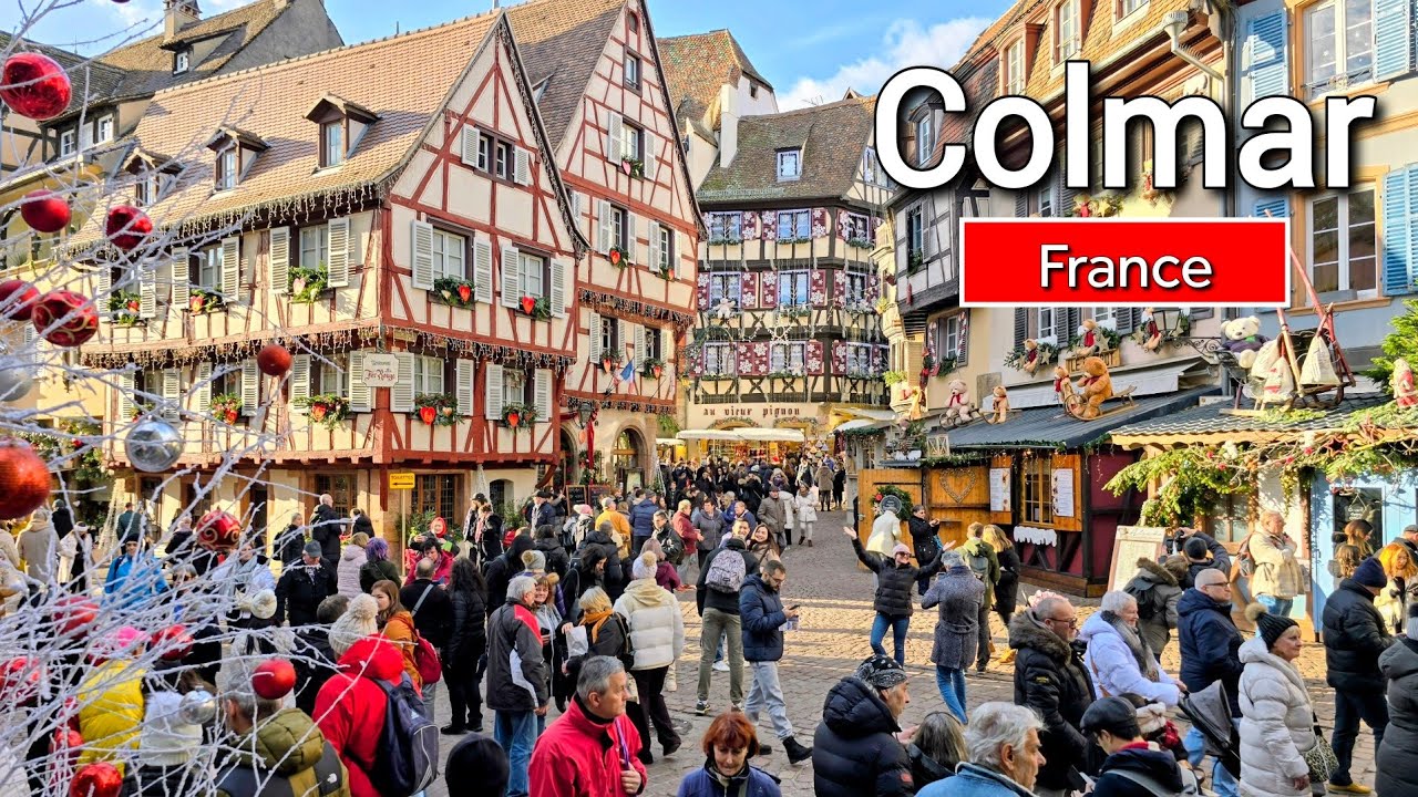 Colmar, France | Europe’s Most Beautiful Christmas Market | 4K Video