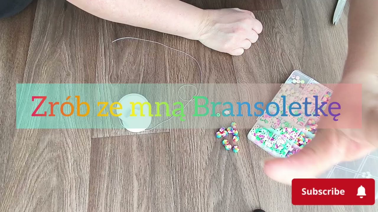 ZRÓB ZE MNĄ BRANSOLETKĘ #diy #handmade ✨📿🩷