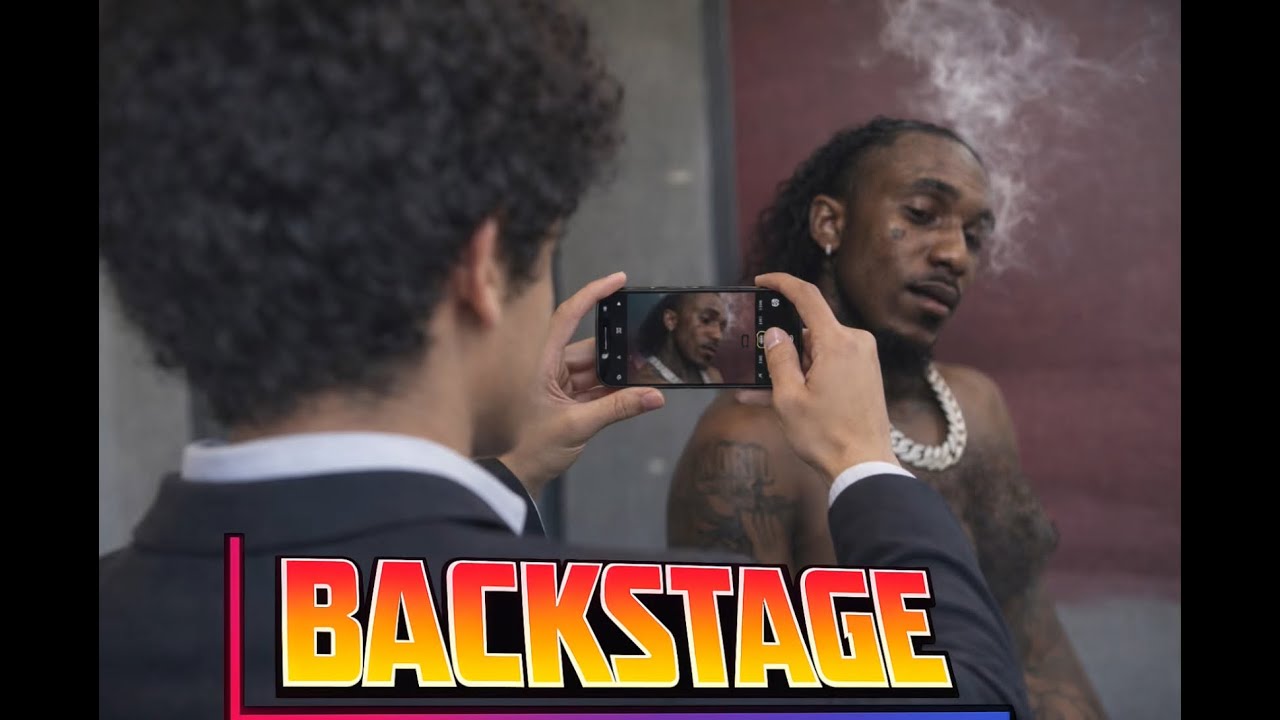 backstage with Loe shimmy