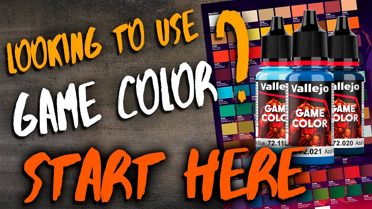 Полное руководство по линейке GAME COLOR!! - Vallejo Game Color 101