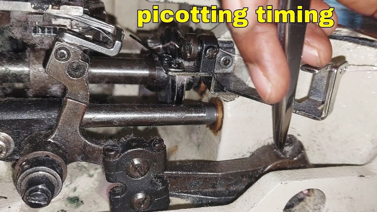 kansai special px302-4w picotting machine timing @sewing machine doctor