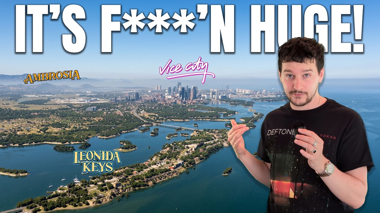 Exploring the GTA 6 Map in 3D Feels HUGE