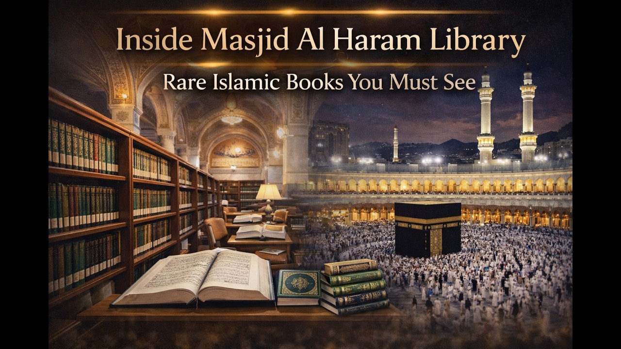 Inside Masjid Al Haram Library | Rare Islamic Books You Must See | حرم کی لائبریری کے اندر