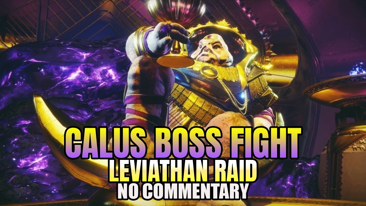 Leviathan Raid: EMPEROR CALUS BOSS FIGHT! (No Commentary) - Destiny 2