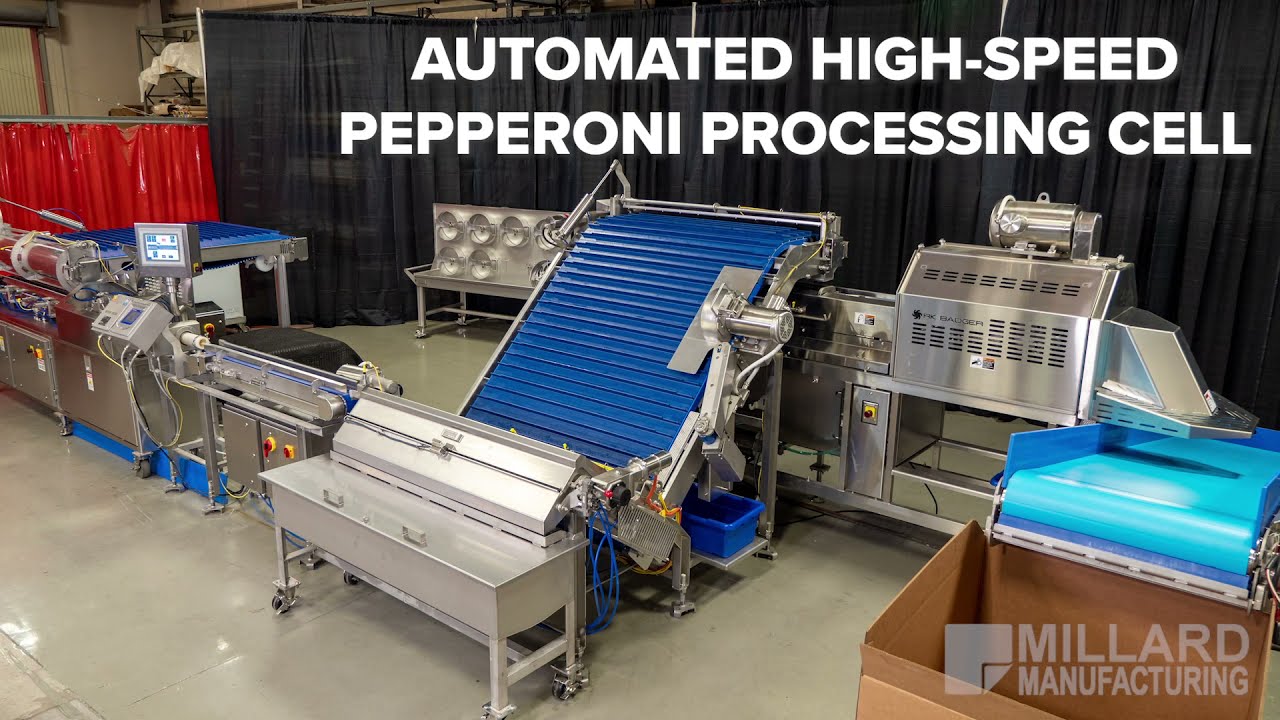 Millard Manufacturing Pepperoni Processing Cell Overview