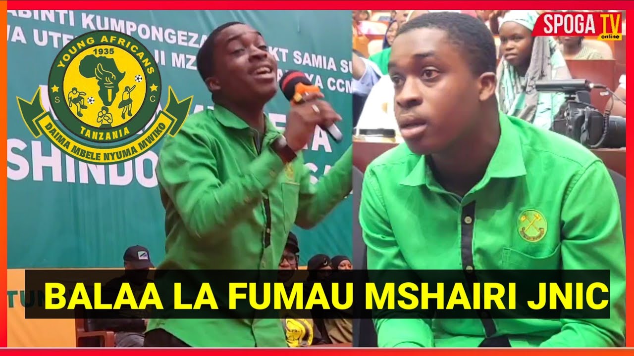 TAZAMA BALAA LA FUMAU MSHAIRI WA YANGA, AWANYANYUA VIONGOZI WA CC UKUMBINI KWA MASHAIRI MAKALI