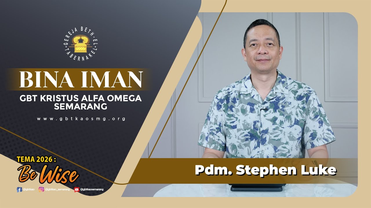 Bina Iman : Kesepian Di Era Medsos - Pdm. Stephen Luke