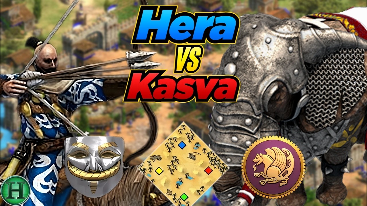 Cumans vs Persians | 1v1 Arabia | vs Kasva | AoE2