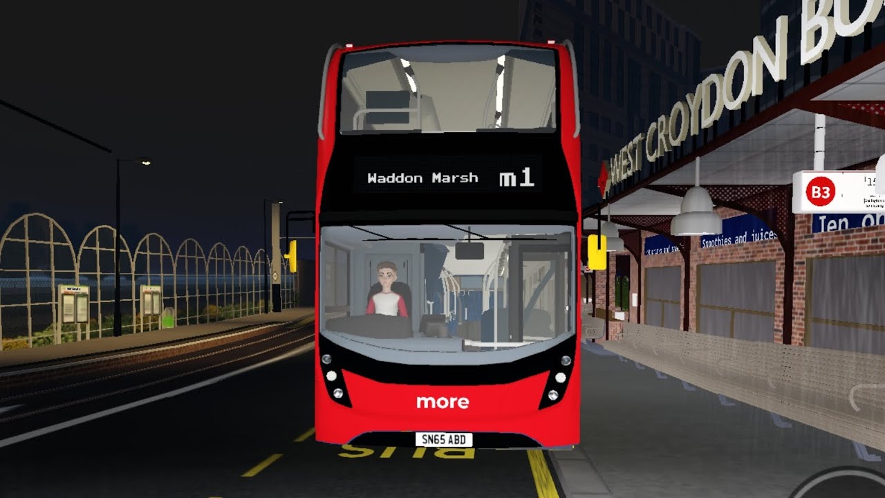 A Ride On Morebus 1717 On A M1 To West Croydon Bus Station (Taken Wednesday)