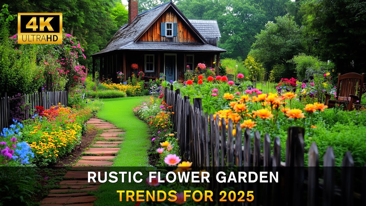 Rustic Trends 2025: Stunning Flower Garden Landscapes!