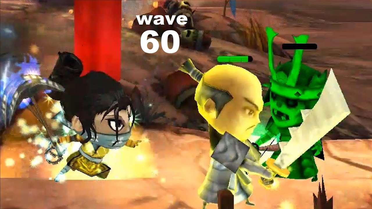 SvZ Defense 2 | NOBUNAGA, PANZER SAMURAI, ZATO SWORDSMAN, SPEAR WARRIOR - Wave 60
