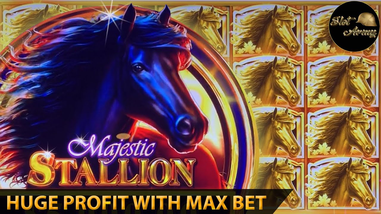 ⭐️HUGE PROFIT⭐️MAX BET MAJESTIC STALLION SUPER BIG WIN | QUICK FIRE JACKPOT GOODEN PEACH BONUS SLOT
