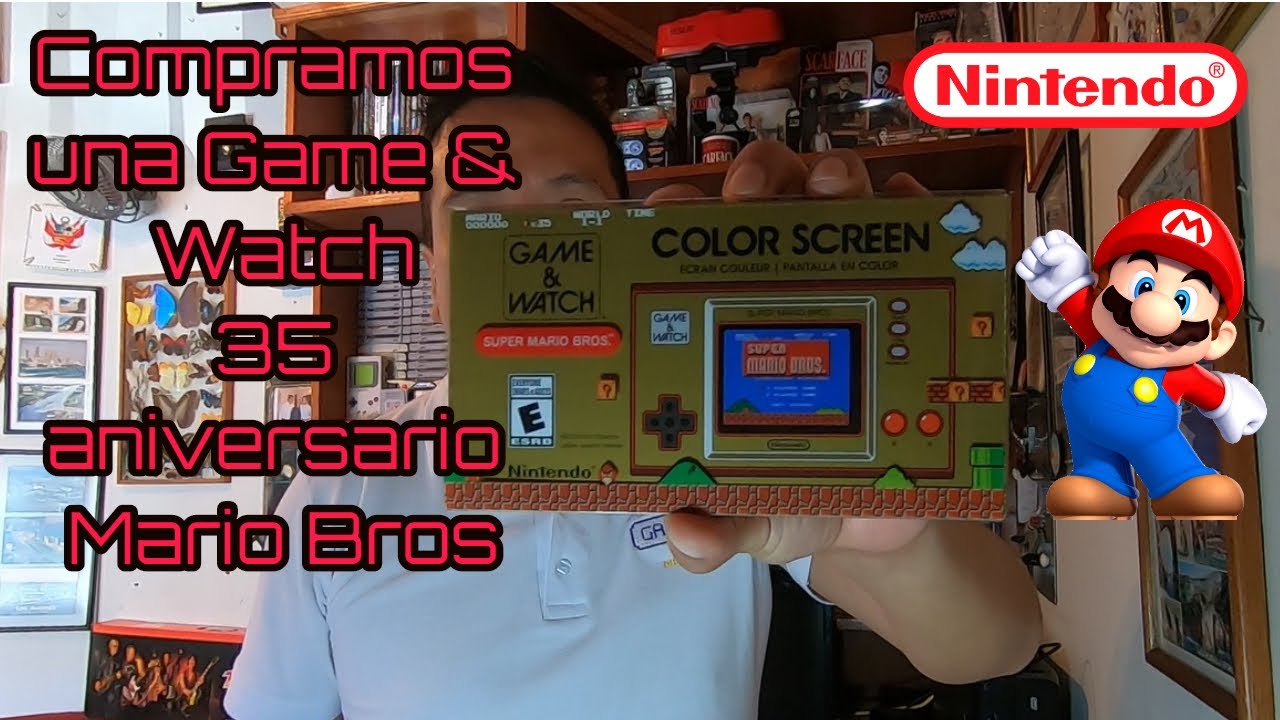 Unboxing Game & Watch edición 35 aniversario de Mario Bros