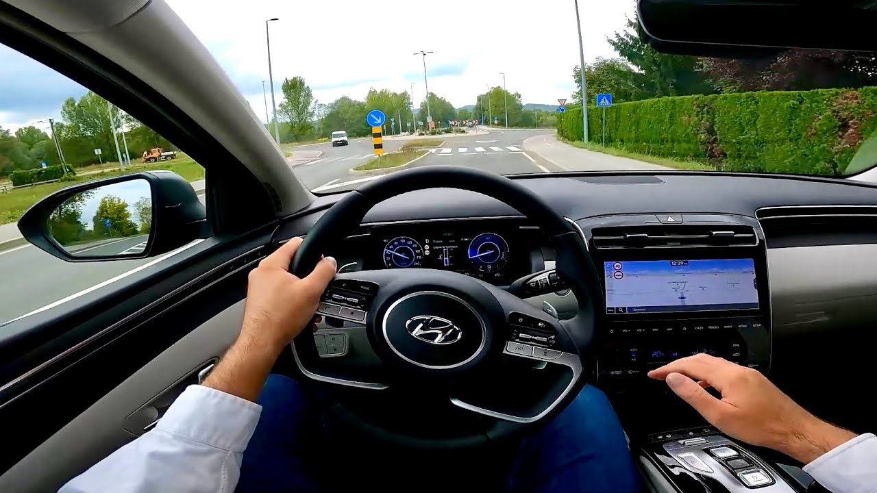HYUNDAI TUCSON 2023 - тест-драйв POV (город, трасса) PHEV 265 л.с.
