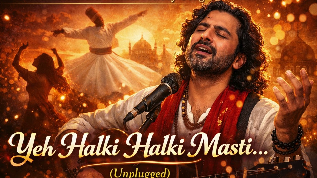 Yeh Halki Halki Mast| unplugged| Divine love song| Sufi melody| Passionate Hindi song| Ishq e Haqiqi