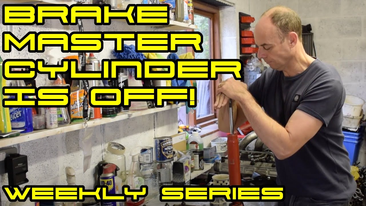 Porsche 928 Episode 34 - Powder Coating and Brake Master Cylinder removal