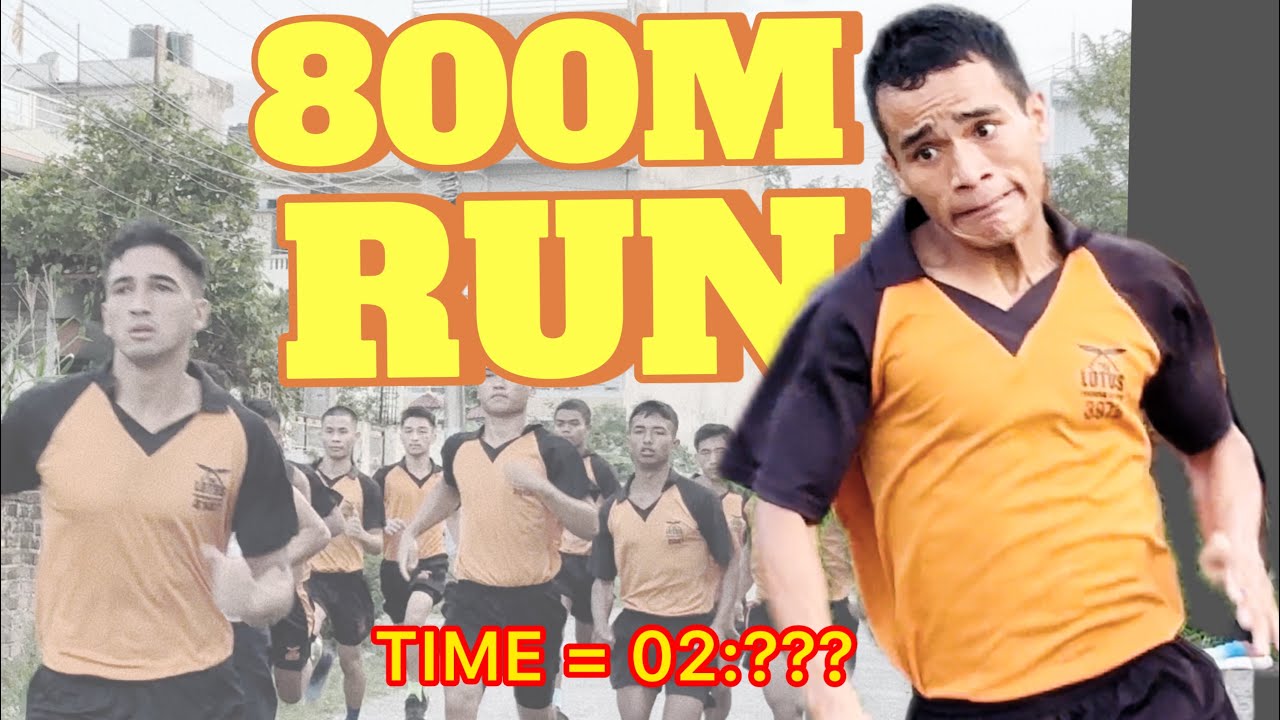 800M RUNNING Test #joinus #thelotusdang #Gurkha #army  #training #bethebest