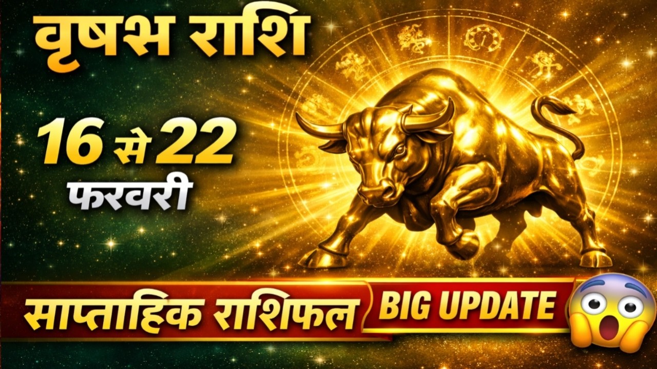 वृषभ साप्ताहिक राशिफल | Vrishabh Rashi 16-22 February 2026 | TAURUS HOROSCOPE