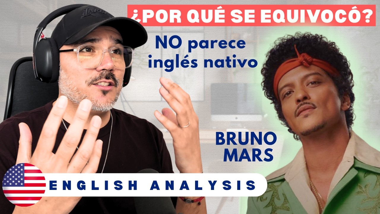&iquest;Bruno Mars no sabe ingl&eacute;s? (Errores reales)