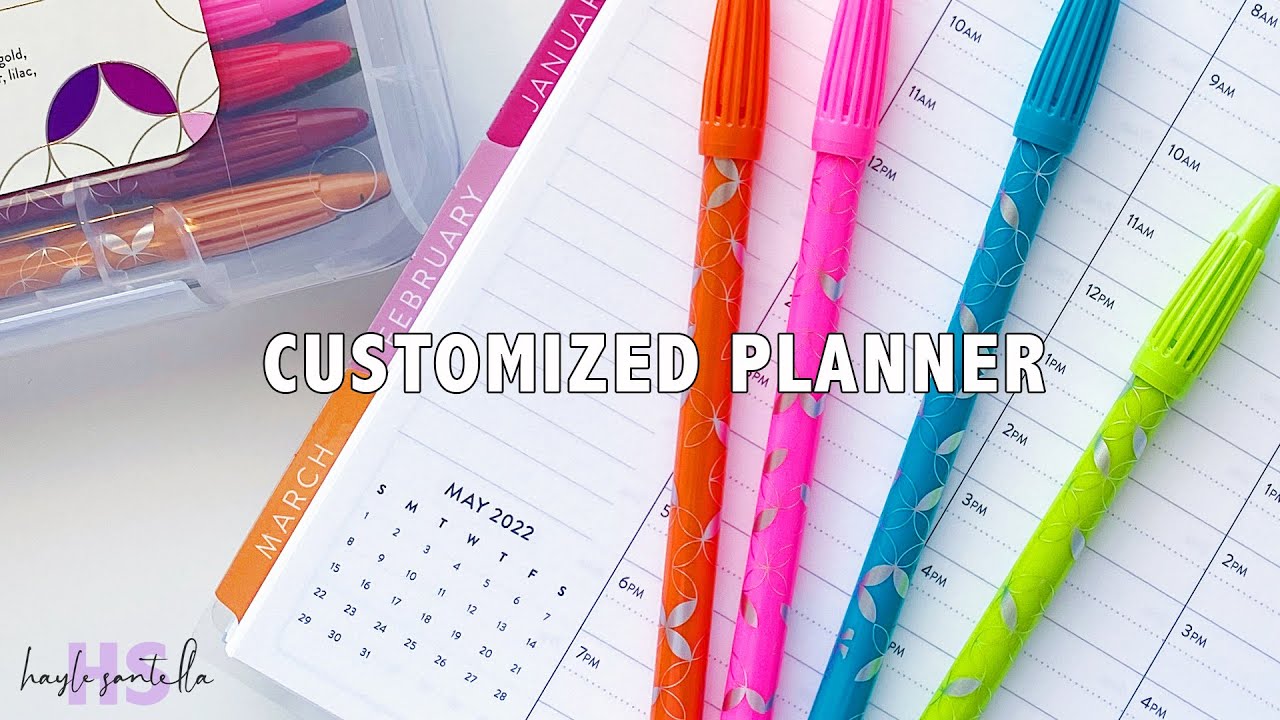 HOW TO CUSTOMIZE YOUR ERIN CONDREN PLANNER | Hayle Santella