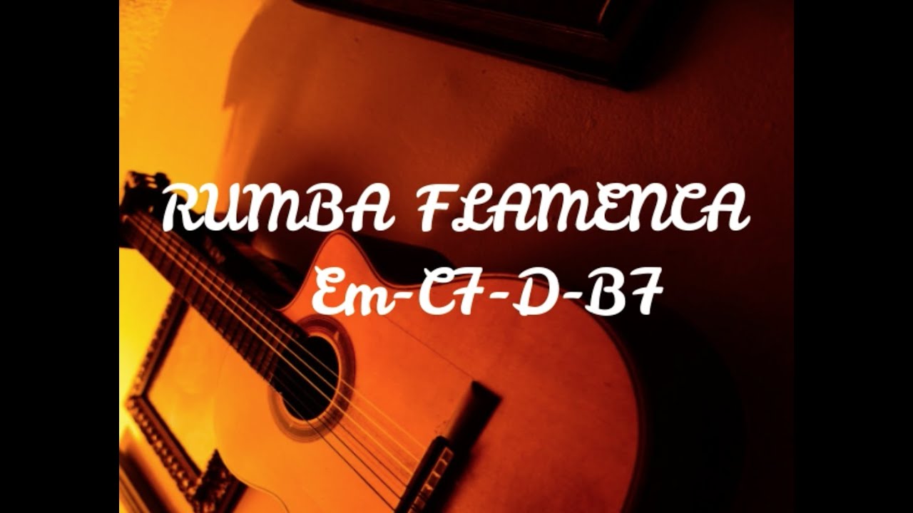Slow Rumba Flamenco backing track Em
