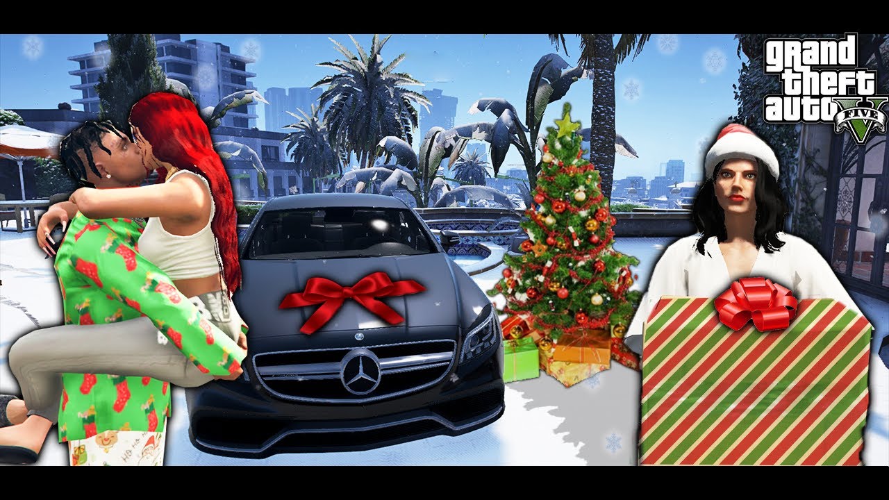 GTA5 RP HOOD MOM| HOOD FAMILY CELEBRATING CHIRSTMAS| BLUE PRINT ROLEPLAY
