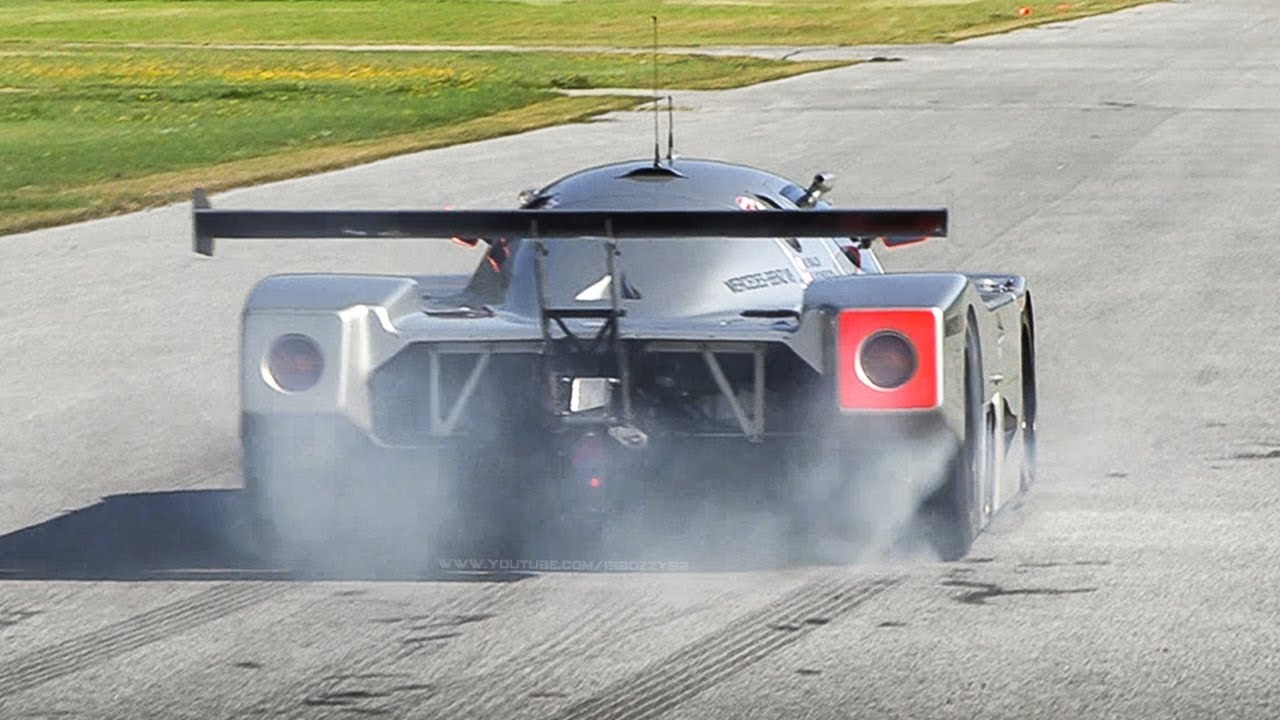 Sauber-Mercedes C9 Accelerations, Burnouts, Warm Up & Iconic Twin-Turbo V8 Sound on an airstrip!