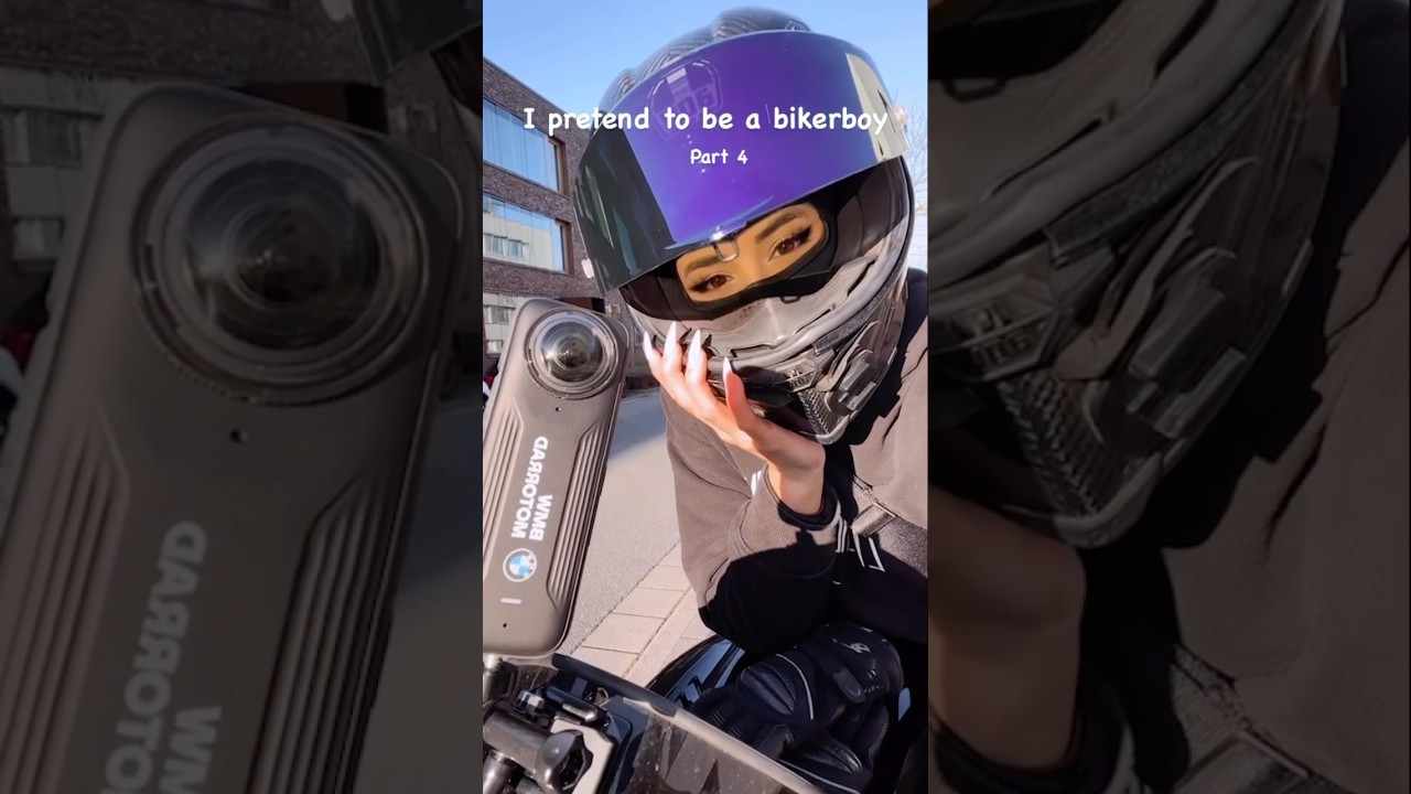Girl as bikerboy part4 #motovlog #biker #funny #motorcycle #bikelife