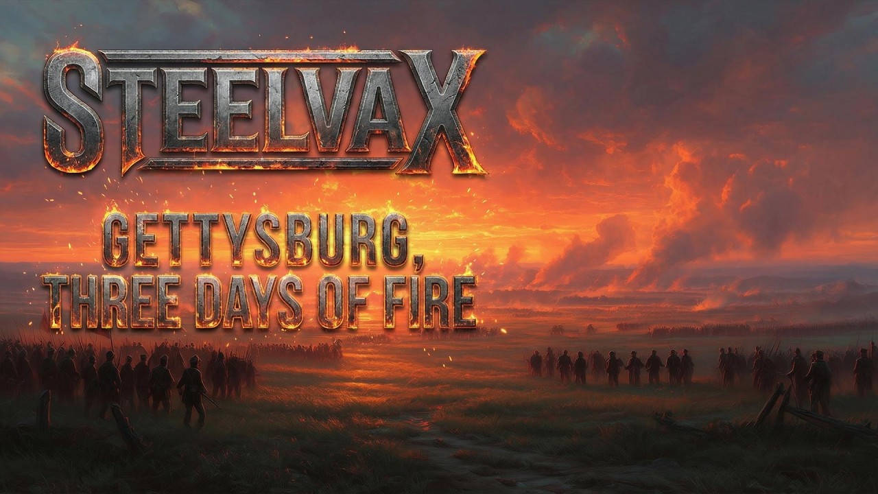 ⚔️ STEELVAX - Gettysburg, Three Days of Fire 🤘
