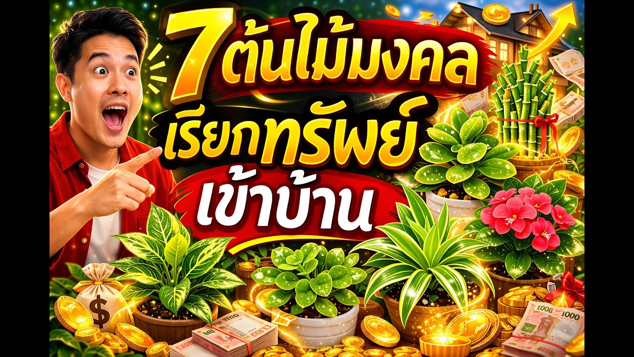 7 ต้นไม้มงคล เรียกทรัพย์เข้าบ้าน | ฮวงจุ้ยต้นไม้เสริมดวงการเงิน
