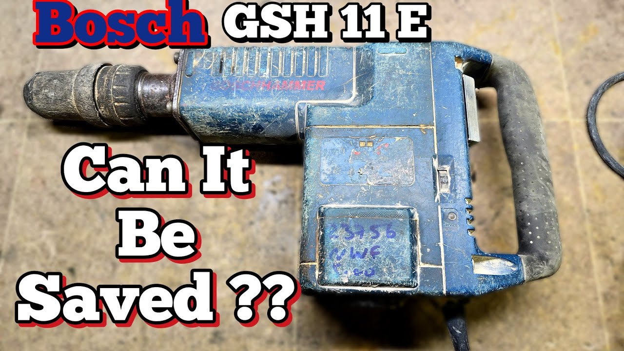 Bosch GSH 11 E  hammer that was not worth fixing, back in again, so let's try anyway. 