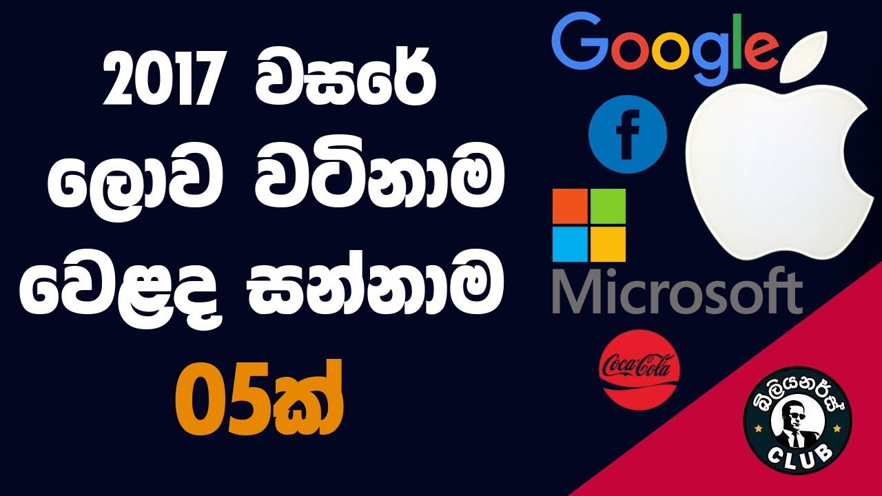 2017 Top 05 Best Global Brands