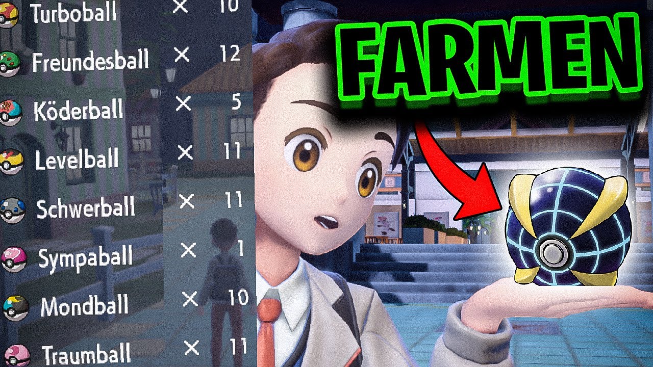 So FARMT ihr SPEZIELLE POKEBÄLLE (Aprikoko-, Traum- und Ultrabälle) in Pokemon Karmesin & Purpur!