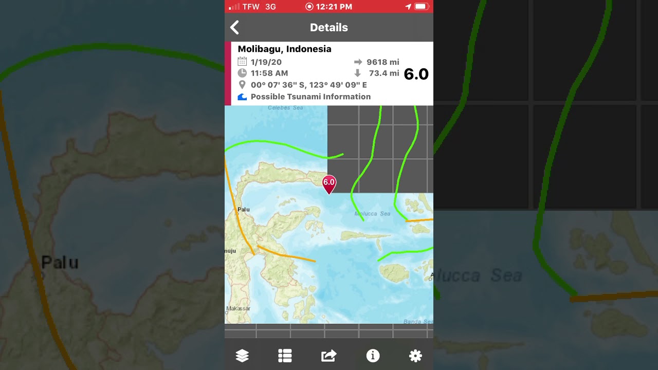 6.0 Indonesia Earthquake