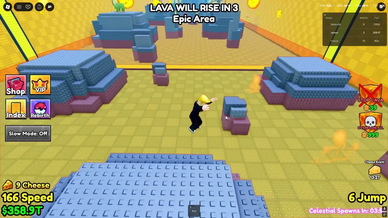 Roblox - Survive lava for Brainrot 2