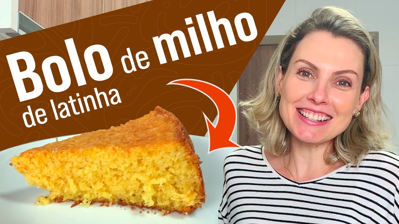 BOLO DE MILHO DE LATINHA 🥧 | FÁCIL E RÁPIDO
