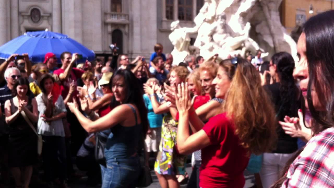 Flashmob Flamenco Roma - Piazza Navona 29/9/2012