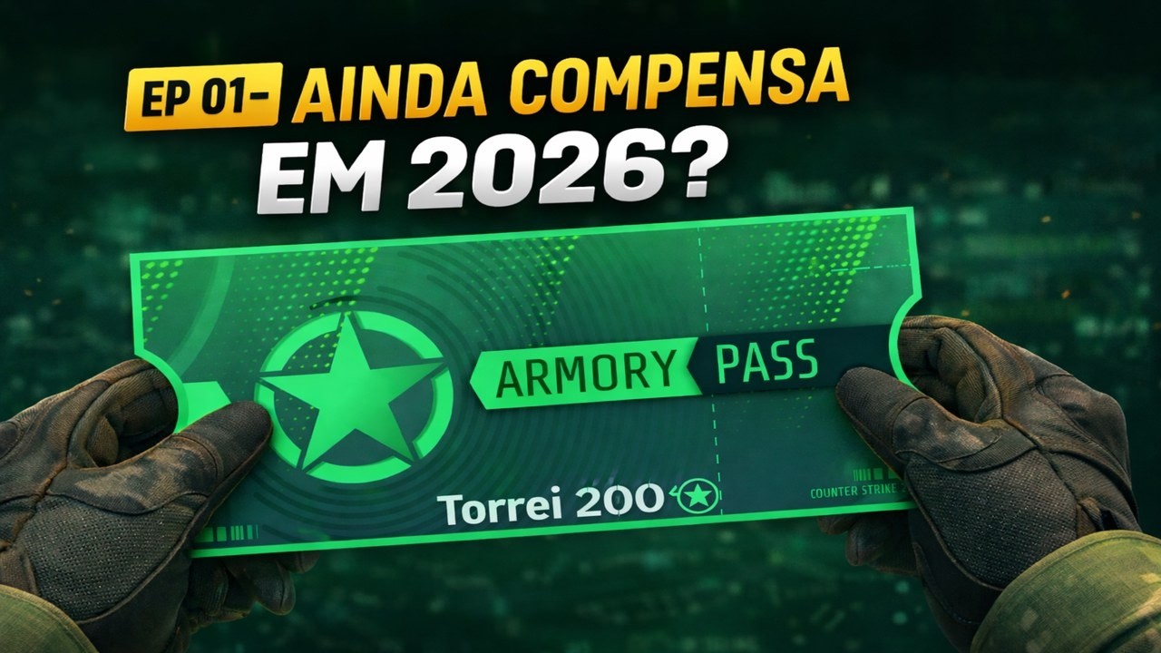 Ep 01 -  Série Armory pass ainda compensa em 2026? Gastei RS425 para testar, quanto retornou??