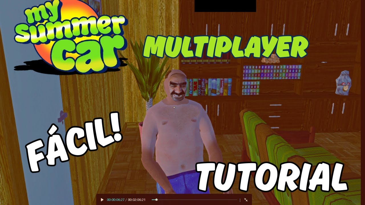 COMO JOGAR MY SUMMER CAR MULTIPLAYER - TUTORIAL