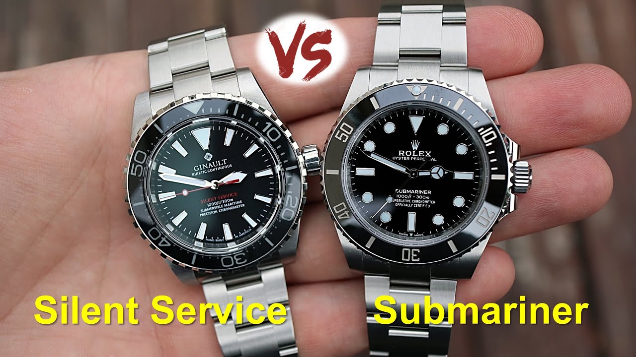 Dare to Compare Divers - GINAULT Silent Service vs. ROLEX Submariner